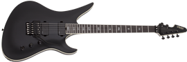 Schecter DIAMOND SERIES SLS Elite Avenger-FR Evil Twin Satin Black  6-String Electric Guitar  